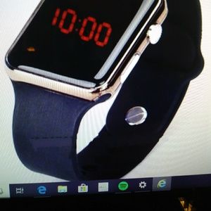 Digital sport woman watch